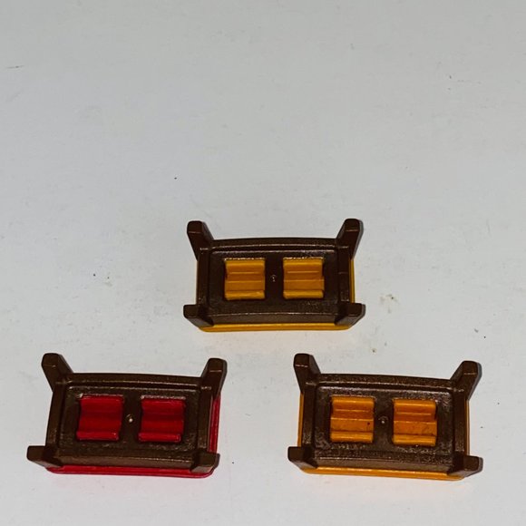 Pretend Play Dollhouse Miniature Accessory Benches - Picture 3 of 3